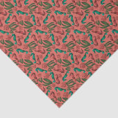 Seepferd Coral Nautic Muster Seidenpapier (Ausschnitt)