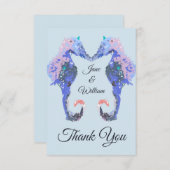 Seepferd danken Ihnen Karten (Vorne/Hinten)