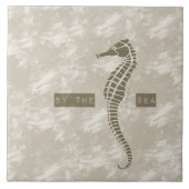 Seepferd durch das Meer Fliese (Vorderseite)