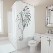 Seepferd Duschvorhang (Beispiel)