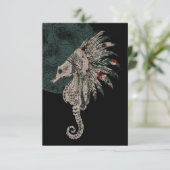 Seepferd Einladung (Stehend Vorderseite)