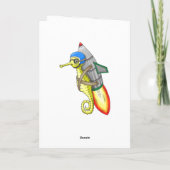 Seepferd Einladung (Rückseite)