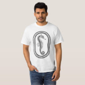 Seepferd Erwachsenenfarben Shirt (Vorne ganz)