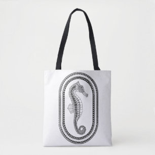 Seepferd Erwachsenenfarben Vollständige Tasche