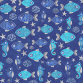 Seepferd Evil Eye Pattern Aufkleber (Vorderseite)