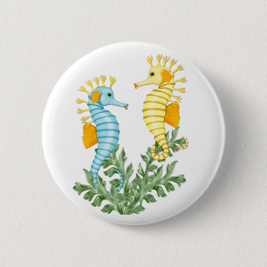 Seepferd Fantasy Button (Vorderseite)