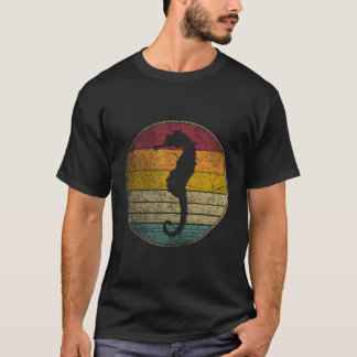 Seepferd Fisch Natur Ozean Vintag Not leidend T-Shirt
