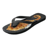 Seepferd Fish Flip Flops Badesandalen (Schrägansicht)