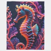 Seepferd Fleece Blanket (Vorderseite)