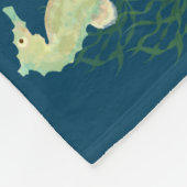 Seepferd Fleece Blanket (Ecke)
