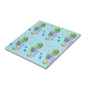 Seepferd Fliese (Seite)