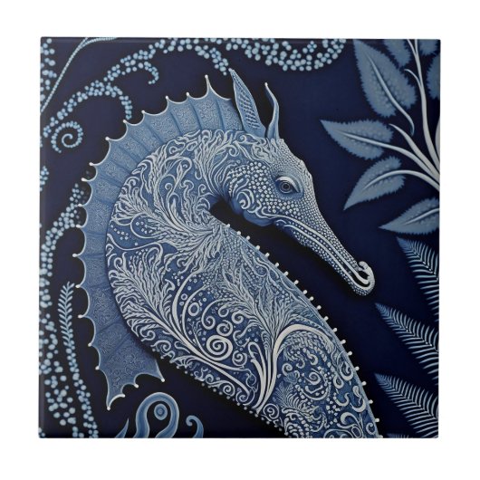 Seepferd Fliese (Vorderseite)