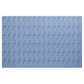 Seepferd Frenzy Fabric (blau) Stoff (Fat Quarter (45,7 x 55,9 cm))