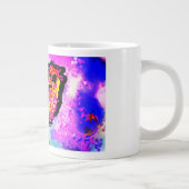 Seepferd Freude  Jumbo-Tasse (Rechts)