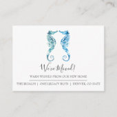 Seepferd für kleine Bewegungen Begleitkarte (Vorderseite)