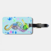 Seepferd Gepäckanhänger (Rückseite horizontal)