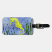 Seepferd Gepäckmarke Gepäckanhänger (Vorderseite horizontal)