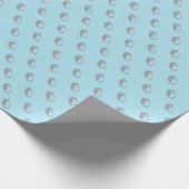 Seepferd Geschenk Wrap Beach Thema Umpackpapier Geschenkpapier (Ecke)