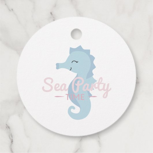 Seepferd Geschenkanhänger (Rückseite)