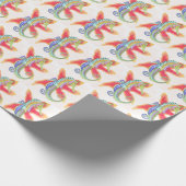 Seepferd-Geschenkpackung Geschenkpapier (Ecke)