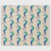 Seepferd Geschenkpapier (Flach)