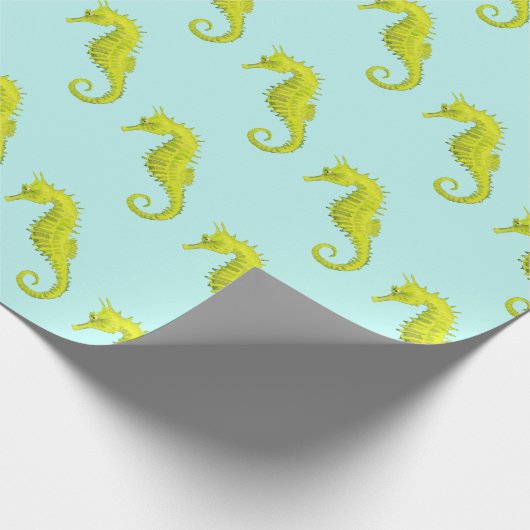 Seepferd Geschenkpapier (Ecke)