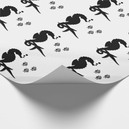 Seepferd Geschenkpapier (Ecke)