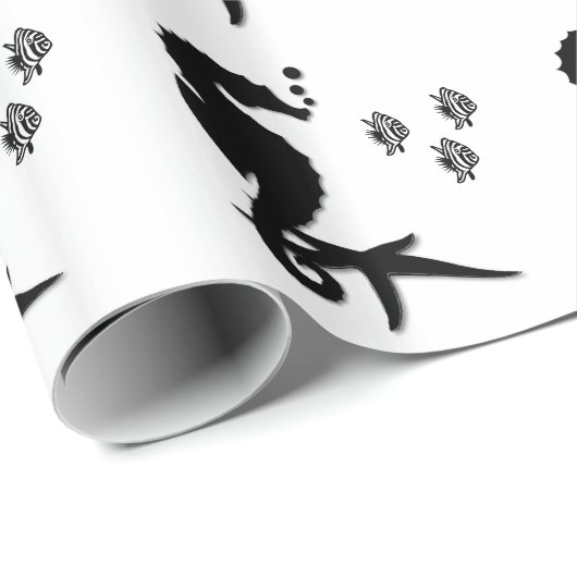 Seepferd Geschenkpapier (Rolleneckpunkt)