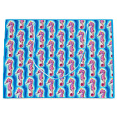 Seepferd-Geschenktasche Große Geschenktüte (Vorderseite)