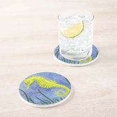 Seepferd Getränkeuntersetzer (Seite)