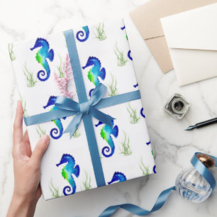 Seepferd Gift Wrap Geschenkpapier