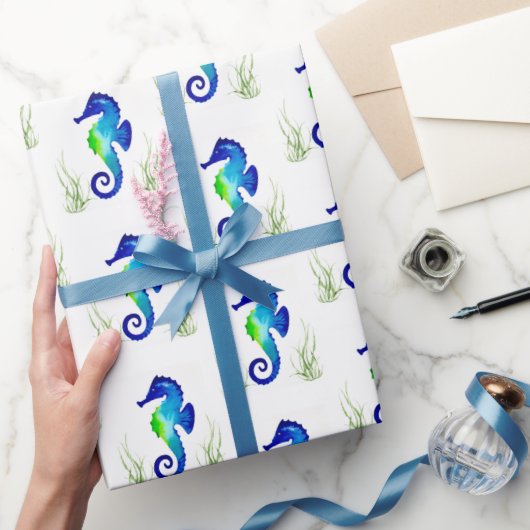 Seepferd Gift Wrap Geschenkpapier (Schenken)