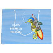 Seepferd Große Geschenktüte (Vorderseite)