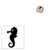 Seepferd Gummistempel (Stempel)