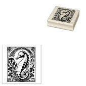 Seepferd Gummistempel (Stempel)