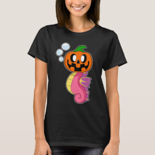 Seepferd Halloween Pumpkin T-Shirt