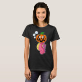 Seepferd Halloween Pumpkin T-Shirt (Vorne ganz)