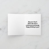 Seepferd Happy Birthday Grußkarte Karte (Innenseite)