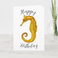 Seepferd Happy Birthday