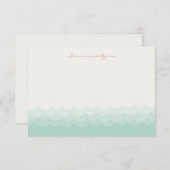 Seepferd-Herz-Strand-Hochzeit küssend, danke (Vorne/Hinten)