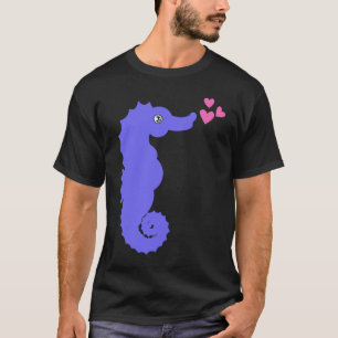 Seepferd Hört Aquatic Sea Tierfisch Hippocampu T-Shirt