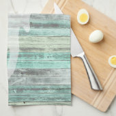 Seepferd im rustikalen Küstendekor Handtuch (Viertel Falte)