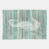 Seepferd im rustikalen Küstendekor Handtuch (Horizontal)