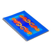 Seepferd in hellen Farben Notizblock (Rechte Seite)