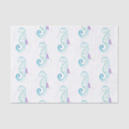 Seepferd in Pastelltönen Seidenpapier