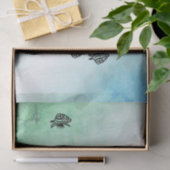 Seepferd ins Grüne Seidenpapier (Geschenk)