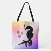 Seepferd ins Lila Tasche (Vorderseite)
