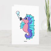 Seepferd Karte (Rückseite)