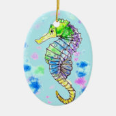 Seepferd Keramik Ornament (Vorne)