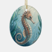 Seepferd Keramik Ornament (Rechts)